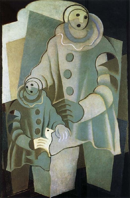 Juan Gris Two clown oil painting picture